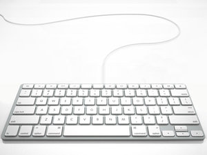 3d apple keyboard wired standard model