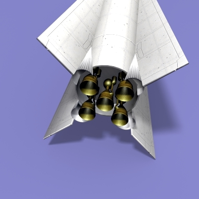 3d 3ds rocket