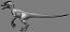 jurassic park raptor 3d model