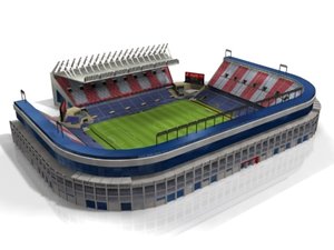 vicente calderon stadium 3d model