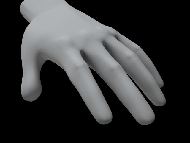 human hand max free