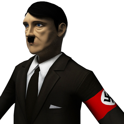 3d model of adolf hitler