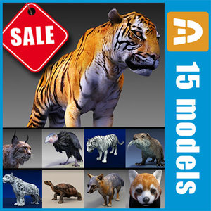 endangered animals tiger condor 3ds
