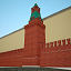 3ds max famous moscow kremlin river