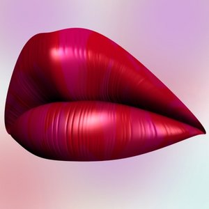lips mouth woman 3d model