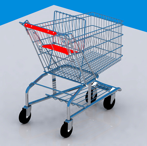3ds max shopping cart car