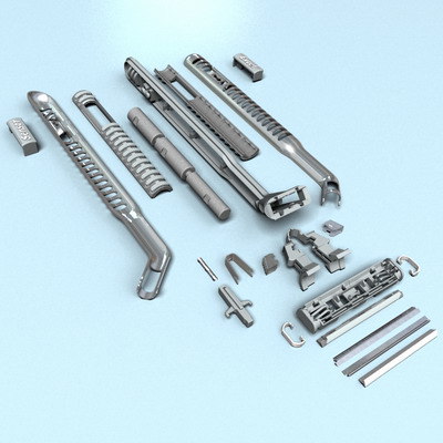 3d model razor gillette sensor excel