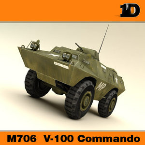 m706 v-100 commando 3d model