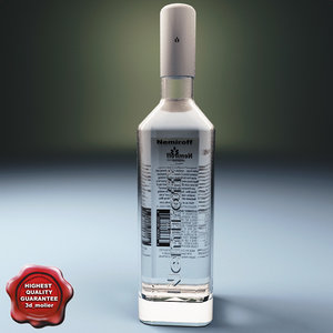 vodka bottle nemiroff 3ds