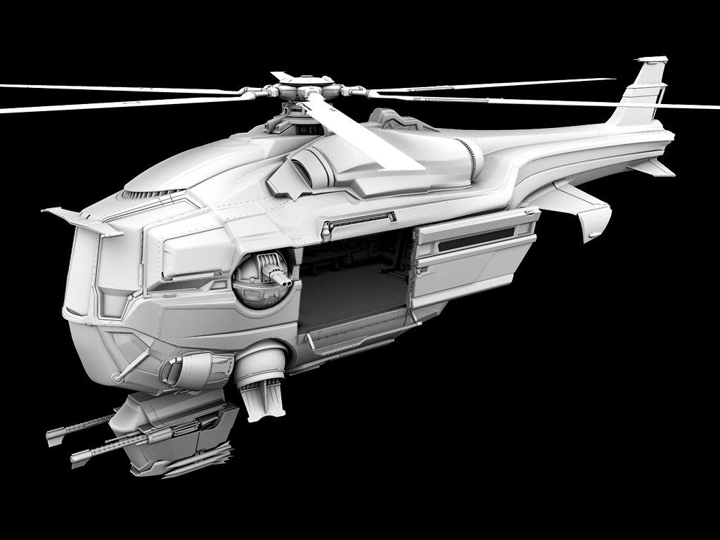 Futuristic Military Helicopter Ma Futuristic Military Helicopter Ma