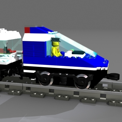 lego train 3d print