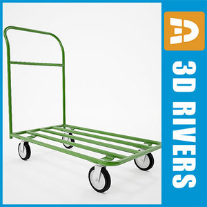 luggage cart 3ds