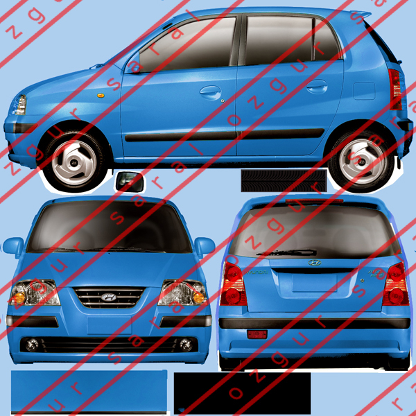 hyundai atos 3d model