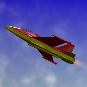3d fighter jet