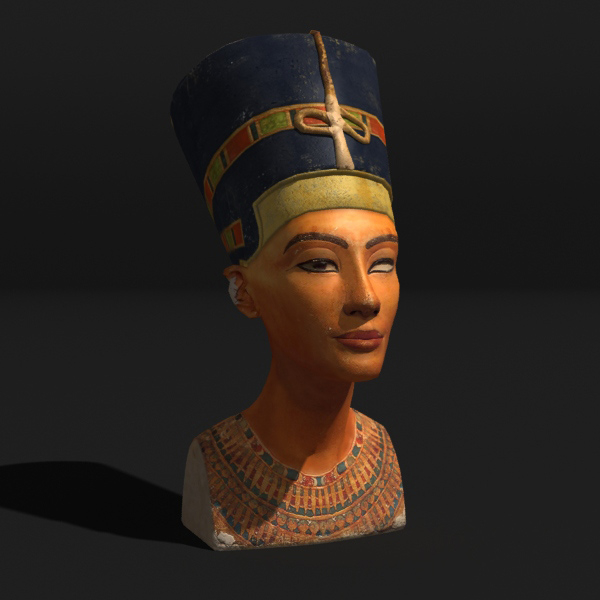 nefertiti r 3d max