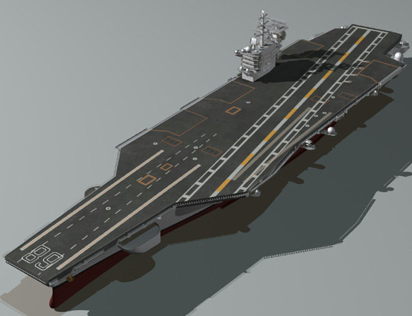 3d Aircraft Carrier Uss Nimitz