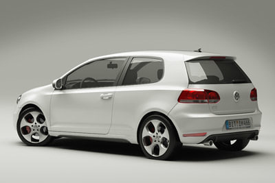 golf vi gti 2009 3d model