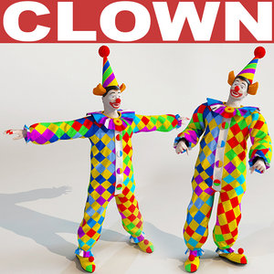 clown games modelled 3d 3ds