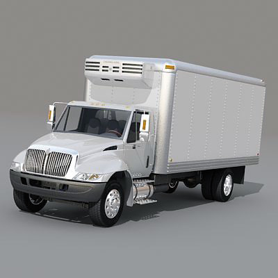 box truck 3d model