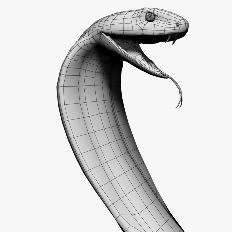 king cobra 3d max