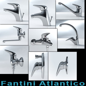mixers fantini atlantico series 3d model