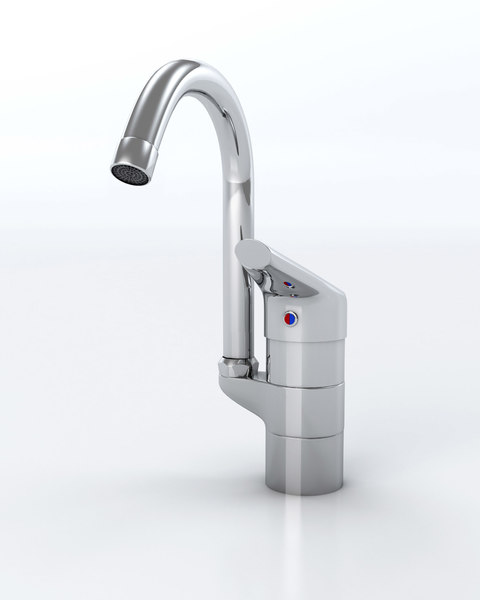 3d wash-basin faucet