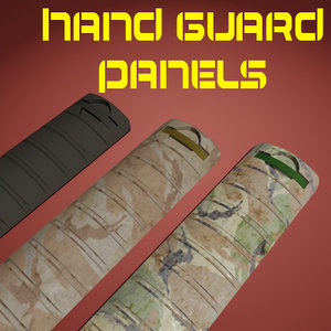 hand guard panel 3d model