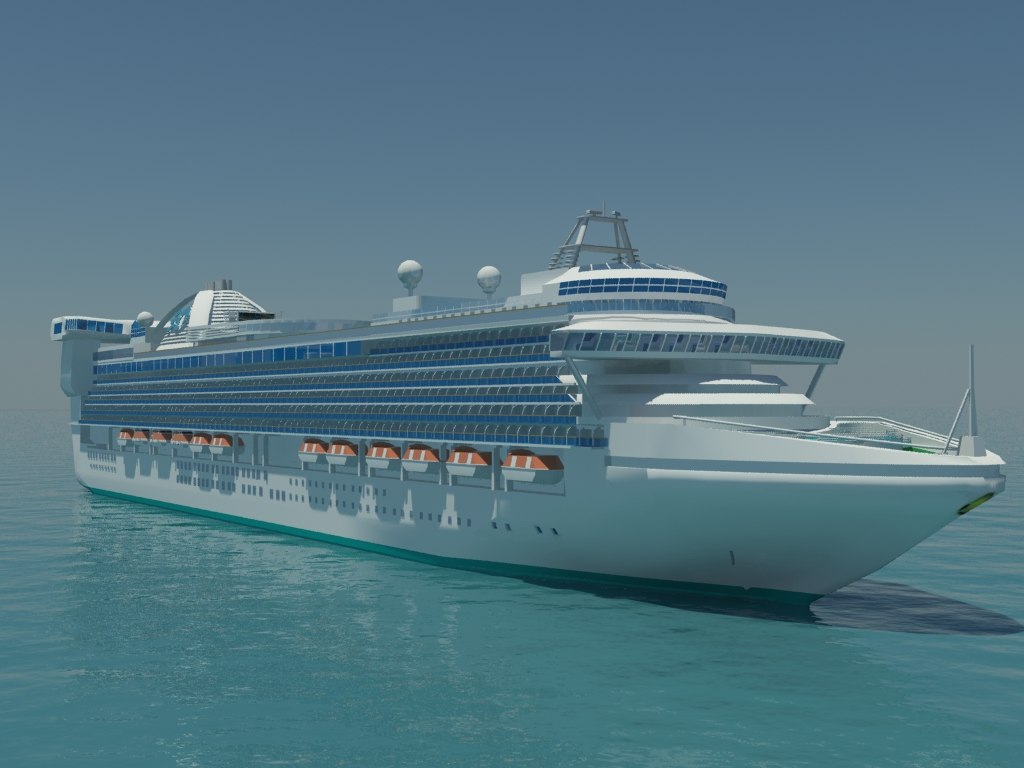 3d model caribbean princess