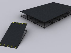 3ds max stage ramp