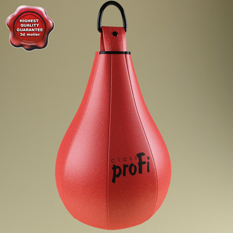 3d model of boxing speed bag