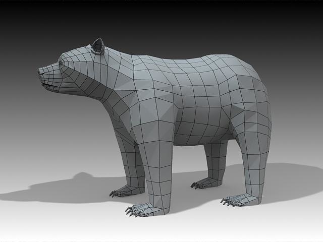 3d bear model