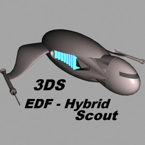 3dsmax edf hybrid scout
