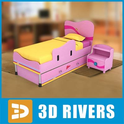 Kids Bedroom 3d Model kids bed - creditrestore Kids Bedroom 3d Model kids bed - creditrestore