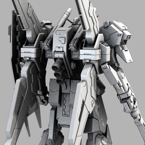 msf-007 gundam 3d model