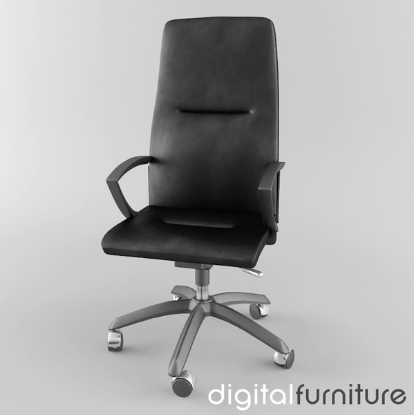 3d office chair model