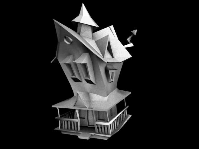 Haunted house model Haunted house model