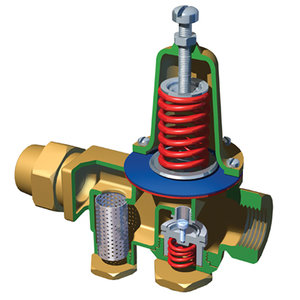 water pressure relief valve 3d model