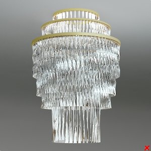 chandelier light 3d model