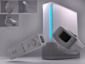 3d Wii Controller Models Turbosquid