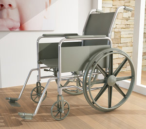 wheel chair 3d model