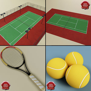 tennis v2 3d model
