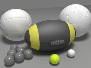 3ds max sports balls