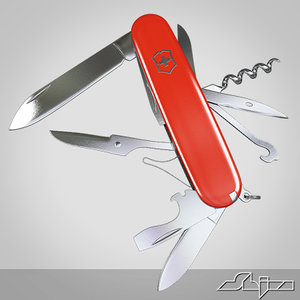 knife swiss army 3d 3ds