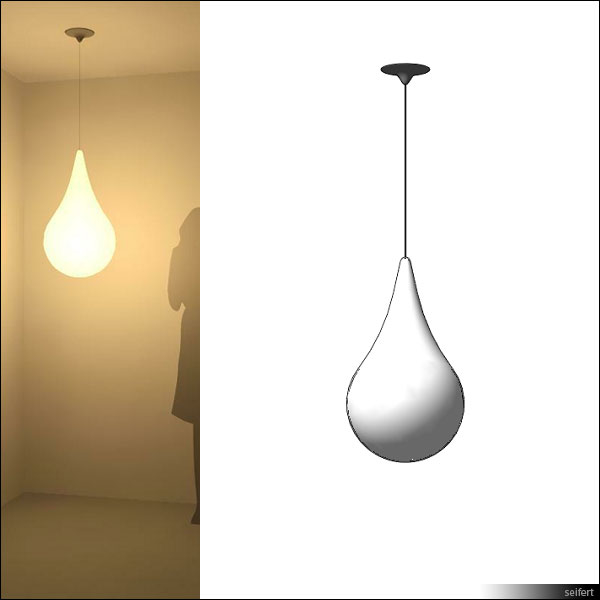 Suspended Ceiling Lamp 3d Model