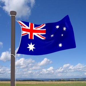 max real flag cloth australia