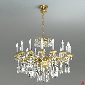 chandelier light 3d 3ds