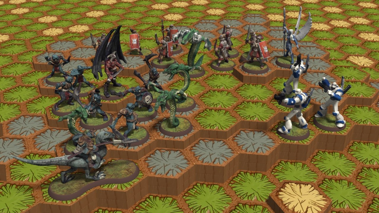 heroscape wave 1 figures 3d 3ds