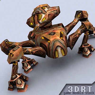 Mech Crawler 3d Model