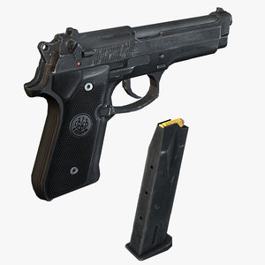 beretta 92 m9 handgun 3ds