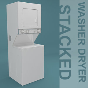 washer dryer stacked combination fbx